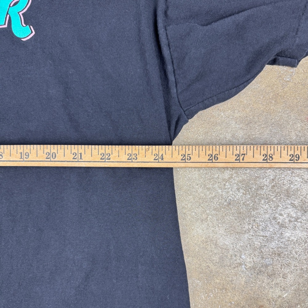 Vintage Hard Rock Cafe Atlanta T-Shirt Men's XL Black USA Made 90s Neon Logo Tee - Picture 7 of 9